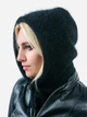 Капор женский Malisa Милан 5-8012-DM-218 One Size Черный - изображение 1