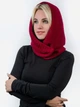 Капор женский Malisa Венеция 5-8007-LT-137 One Size Бордовый - изображение 1