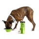 Пляшка для тварин RIAS Snack-Duo для води та корму зі складаною мискою Green (3_03743) - зображення 3