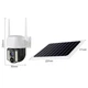 IP камера видеонаблюдения RIAS VC3 Wi-Fi 2MP 4G уличная с солнечной панелью White (3_03783) - изображение 3