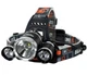 Налобный фонарик RIAS RJ-3000 COP Cree T6+2Q5 2x18650 Black (3_01762) - изображение 3