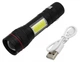 Ручной фонарик X-Balog BL-520 T6+COB USB Black (3_03149) - изображение 3