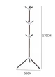 Вешалка напольная Coat Rack Perchero Max с крюками 170см White (3_02335) - изображение 3
