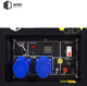 Генератор дизельний QUBE QED7500XE 1-phase 5.0/5.5 кВт 12.5 л електричний старт - зображення 7