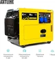 Генератор дизельный QUBE QFED7500S 1-phase 5.0/5.5 кВт 15 л canopy электрический старт - изображение 8