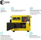 Генератор дизельный QUBE 3-х фазный QFED8500S3 3-фазы 6.0/6.5 кВт 15 л canopy электрический старт - изображение 6