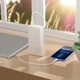 Внешний аккумулятор Павербанк HOCO J87A Tacker Power Bank 20000mAh 20W White - изображение 2