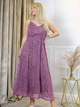 Sukienka letnia damska maxi Merribel Justina S/M Purpurowa (5907621630386) - obraz 4