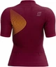 Спортивная женская футболка Compressport Trail Postural SS Top W Persian Red/Blazing Orange - изображение 3