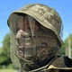 Антимоскитная сетка от комаров на голову Tactic накомарник для головных уборов Хаки (net-olive) - изображение 1