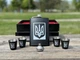 Набор подарочный фляга с рюмками VexShop Герб Украины 9oz подарок мужчине, 4 рюмки и фляга (61004B) - изображение 4