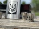 Набор подарочный фляга с рюмками VexShop Герб Украины 9oz подарок мужчине, 4 рюмки и фляга (61004) - изображение 5