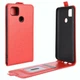 Чехол IETP для Xiaomi Redmi 10A флип вертикальный кожа PU красный - изображение 1