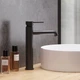 Cмеситель для умывальника с высоким изливом DAMIXA Scandinavian Pure черный латунь 360250300 - изображение 4