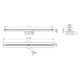 Трап линейный для душа MEXEN Flat Super Slim 1200мм черный MEX-1751120 - изображение 6