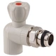 Кран радіаторний THERMO ALLIANCE PPR кутовий 25х3/4" з американкою DSW432 - зображення 1