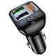 АЗП з FM-модулятором BOROFONE BC41 Eminency QC3.0 Car BT FM transmitter 18W Black 8525500090 (6974443382884) - изображение 1