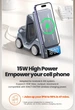 Док-станція 4в1 Wireless Charger для iPhone 15/14/13/12/11, AirPods, Apple Watch (black) 6/7/8/Ultra - зображення 7