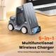 Док-станція 4в1 Wireless Charger для iPhone 15/14/13/12/11, AirPods, Apple Watch (black) 6/7/8/Ultra - зображення 11