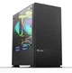 Корпус ALmordor M20 Black, без БП, Mini Tower, для Micro ATX / Mini ITX, 2xUSB 2.0, 1xUSB 3.0, макс. CPU - 160 мм / VGA - 320 мм, прозрачная боковая панель из акрила (ALM20BK) - изображение 1