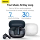 Наушники Bluetooth Baseus NGTW350101 Bowie M2s True Wireless Earphones |BT5.3, 30/400mAh, 7h| black - изображение 12