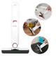 Портативная мини швабра Mini Mop с автоотжимом для мытья окон и уборки пыли Белый (KG-10280) - изображение 4