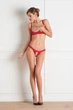 Бюстгальтер без чашки Maison Close 3 Червоний (608000rouge) - зображення 3