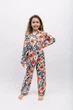 Піжама для дівчинки Cyberjammies Nicole 7017 8-9 лет/134 см Чорний з квітковим принтом (5051877472952) - изображение 1