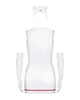 Эротический ролевой костюм медсестры со стетоскопом Obsessive Emergency dress Белый S/M (MR43814) - изображение 6