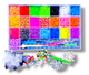 Набір для плетіння браслетів із гумок з гачком Fashion loom bands set 5000шт EU - зображення 5