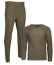 Термобілизна тактична Mil-Tec Флісова утеплена зимова S Олива UNTERWÄSCHE THERMOFLEECE RUNDH.OLIV (11221001-902-S) - зображення 1