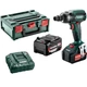Акумуляторний ударний гайковерт Metabo SSW&nbsp;18&nbsp;LTX 400&nbsp;BL, 2 акб 4 Ah, у кейсі (602205500) - зображення 1