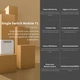 Одноканальнe реле Aqara Single Switch Module T1 With Neutral (DLKZMK11LM / SSM-U01) HomeKit з нульовою лінією - зображення 4