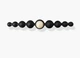 Мебельные ручки для комода, тумбы, шкафа Pearl ball черные 160 мм - изображение 2