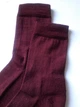 Термоноски Merino Wool. Носки из шерсти мериноса 90%. Размер 23 (35-37). Вишневые. Классические - изображение 3