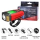 Велофара з комп'ютером, сигналом і сигналізацією AS0808-XPG+2LED(yellow)+2COB(red) - изображение 3