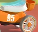 Біговел Tech 95 чотириколісний помаранчевий - зображення 4