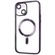 Чехол хромовый Fibra Chrome with MagSafe с закрытой камерой для Apple iPhone 13 Mini Purple - изображение 2