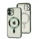 Чехол силиконовый противоударный WAVE Metal Color Case with MagSafe + защита камеры для Apple iPhone 12 (6.1") Green - изображение 3