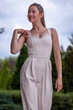 Бежевый комбинезон vintage L бежевый 43338024 - изображение 4