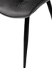 Стул для кухни M-48 Vetro Mebel Черный/Серый (металл/ткань велюр) (M-48-grey-velvet/black) - изображение 10