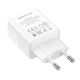 Сетевое зарядное устройство Borofone ba77a Insightful PD / QC 30W белое - изображение 4