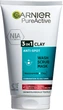 Гель для вмивання, скраб, маска для обличчя Garnier Skin Naturals Чиста шкіра 3 в 1 150 мл (3600540565365/3600540565280) - изображение 1