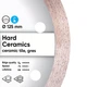 Круг алмазный отрезной Distar 1A1R 125x1,4x10x22,23 Hard ceramics (11115048010) - изображение 3