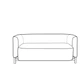 Диван флісовий BB-1806 Fameg 168x71x70 (BB-1806_polar) 085680 - изображение 3