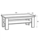 Журнальний столик Kashmir Forte 120x45x60 (KSMT30) 001144 - изображение 2