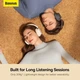 Беспроводные Bluetooth наушники Baseus Bowie D05 Wireless Headphones Cluster BT5.3, 70H (NGTD020213) Grey - изображение 12
