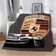 Плед Автомобиль Porsche Порше покрывало с 3D рисунком размер 160х200 - изображение 1
