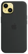 Чохол протиударний силіконовий Silicone Case MagSafe (Original) для Apple Iphone 14/13 (6.1") Midnight - зображення 8