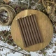 Коричневі воскові свічки 12 см (25шт) - изображение 2